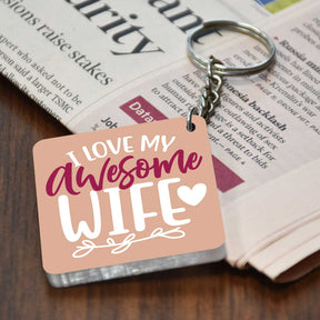 Best Wife Keychain
