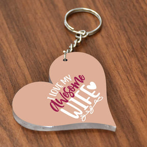 Best Wife Keychain