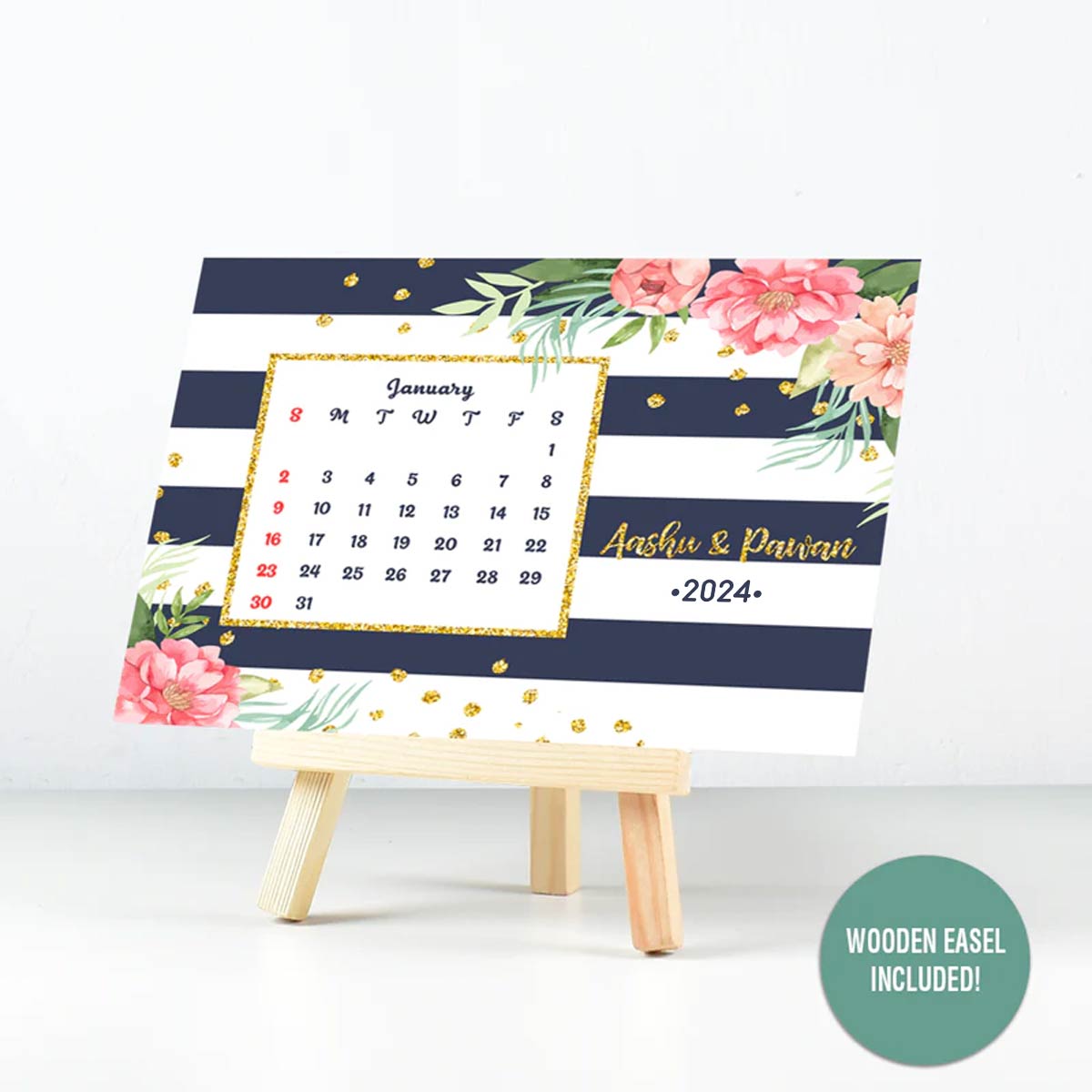 Personalised Glittery You Calendar