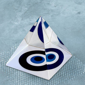 Feng Shui Evil Eye Crystal Pyramid