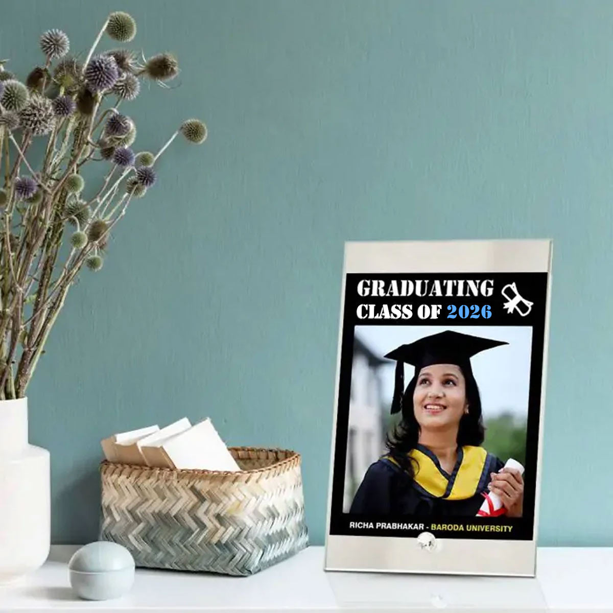 Personalised Graduation Glass Frame