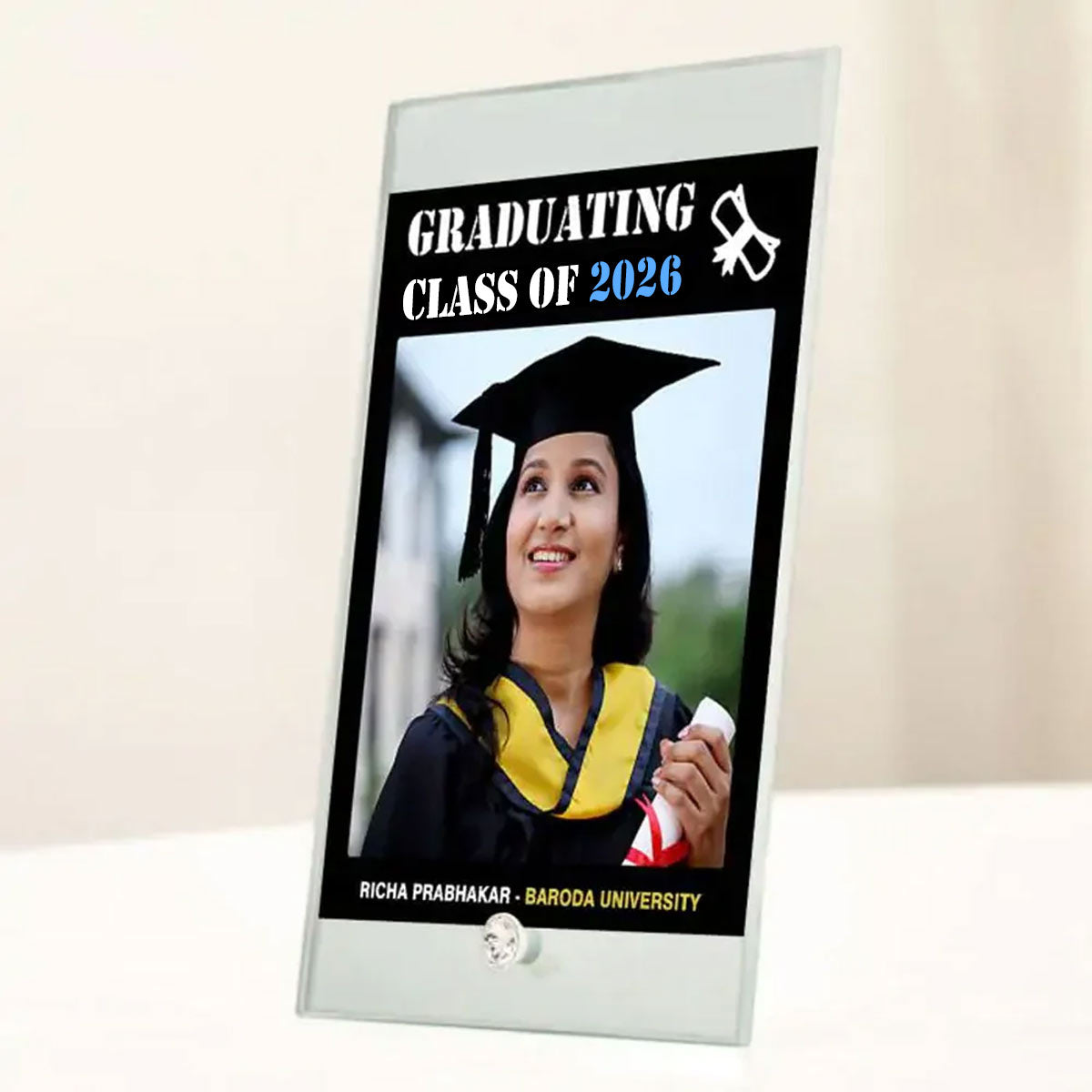 Personalised Graduation Glass Frame