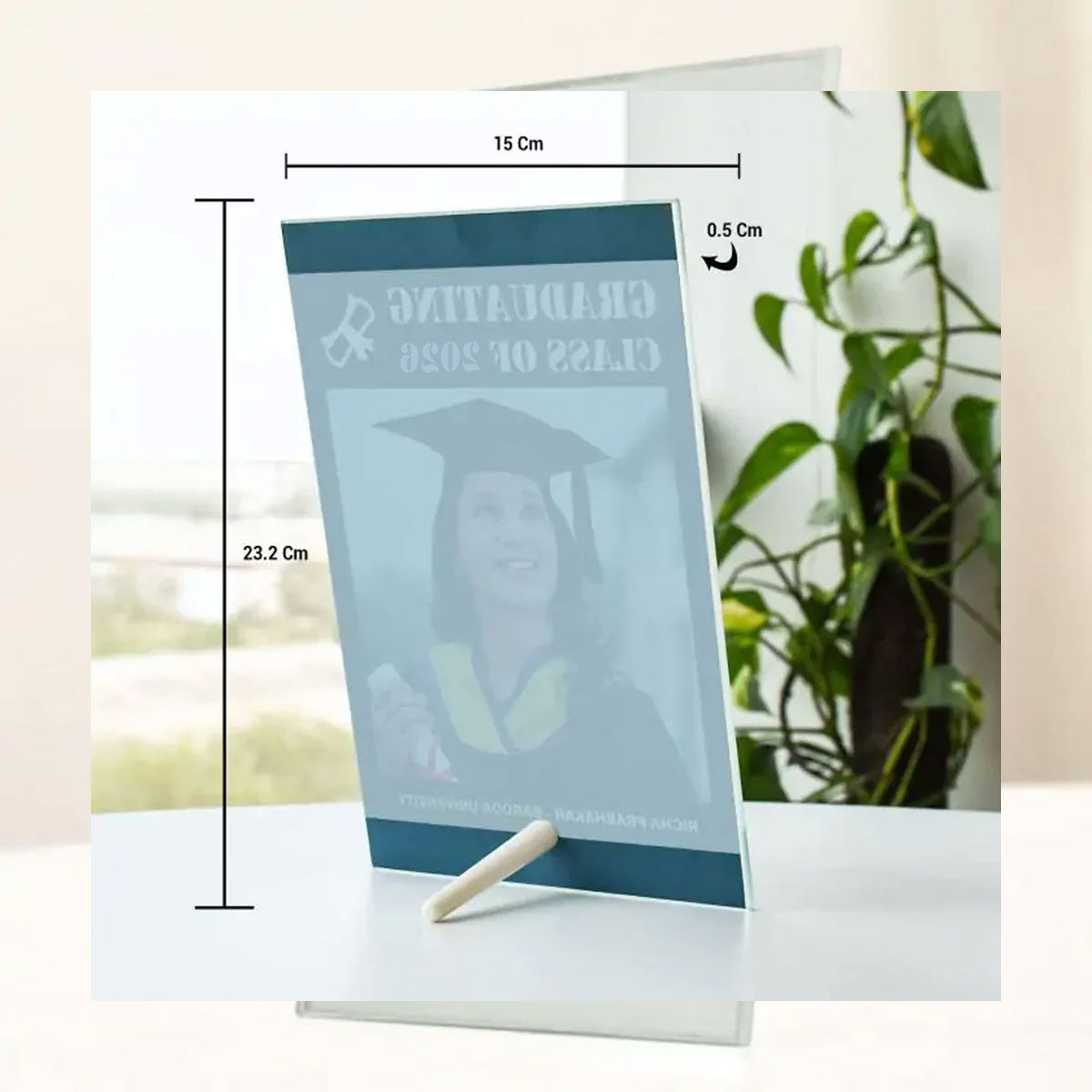 Personalised Graduation Glass Frame