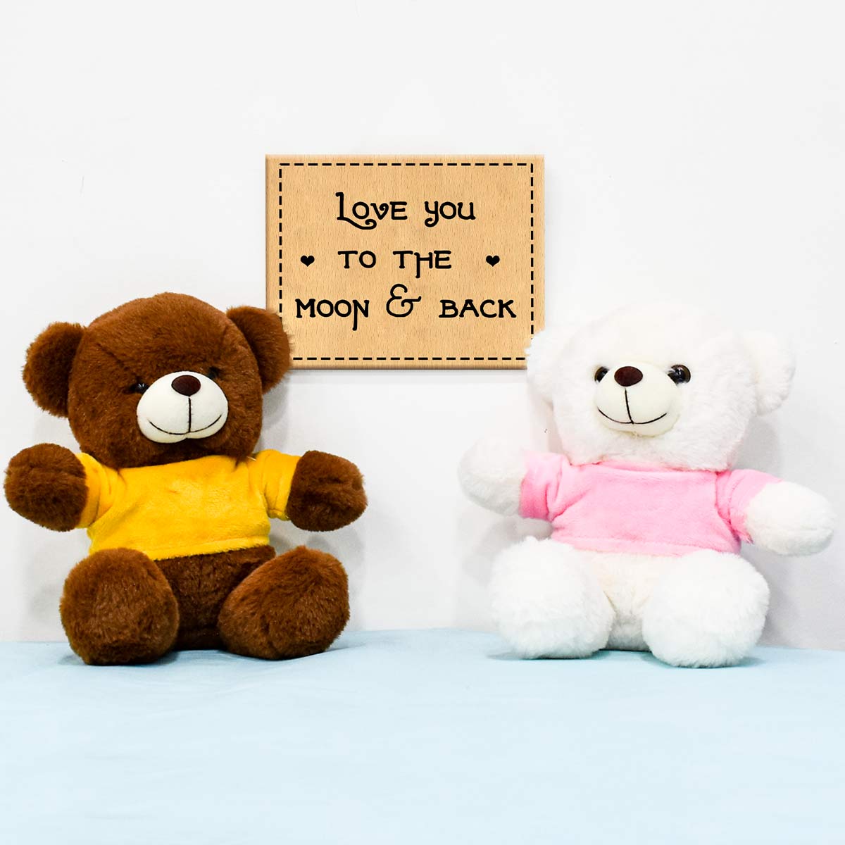 Twin Teddy Love Hamper