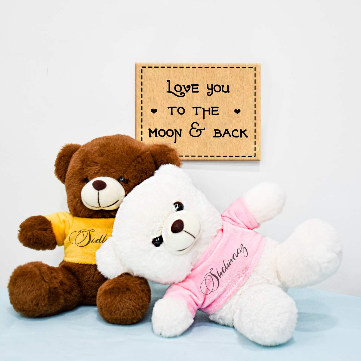 Twin Teddy Love Hamper