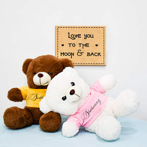 Twin Teddy Love Hamper-2