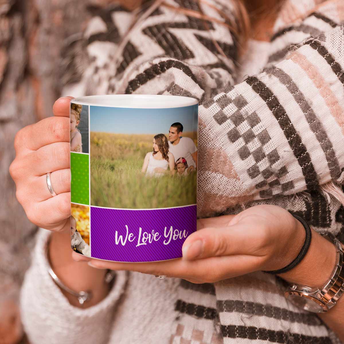 Personalized We Love You Mom Magic Coffee Mug Gift For Mother's Day