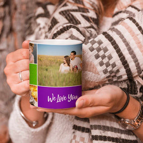 Personalized We Love You Mom Magic Coffee Mug Gift For Mother's Day