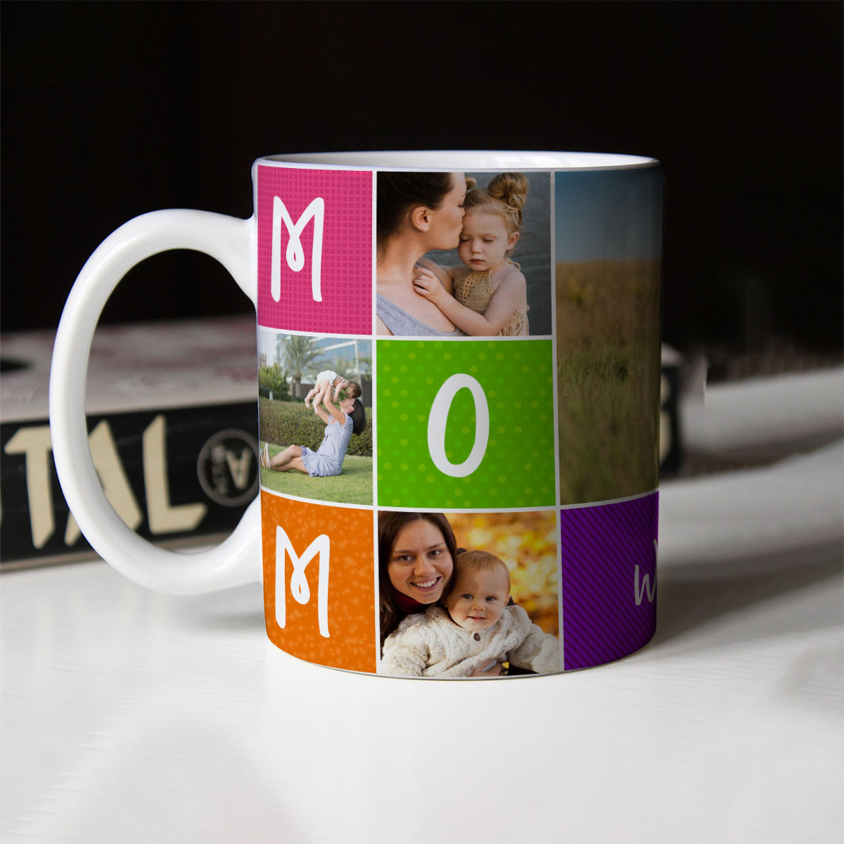 Personalized We Love You Mom Magic Coffee Mug Gift For Mother's Day