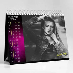 Personalized Photo With Name Printed Calendar For Bf, Gf, Couple, Wife, Husband, Friend 1