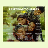 Personalised Happy Family Calendar Magnet