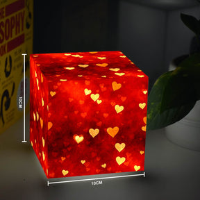 Glowing Heart Cubelit Mini Lamp