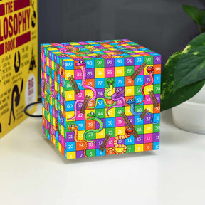 Snakes and Ladder Cube Lamp