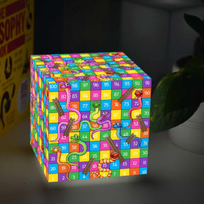 Snakes and Ladder Cube Lamp