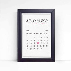 Personalised Hello World Poster Frame