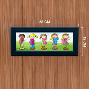Personalised Cute Baby Name Frame