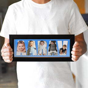 Personalised Baby Boy Name Frame