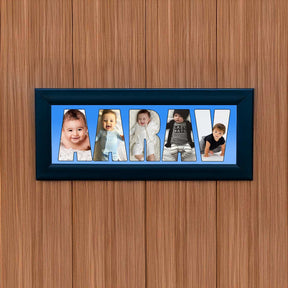 Personalised Baby Boy Name Frame