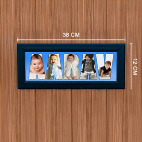 Personalised Baby Boy Name Frame