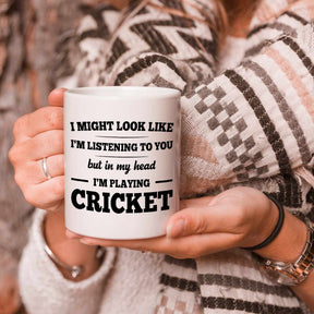 Playing Cricket Coffee Mug