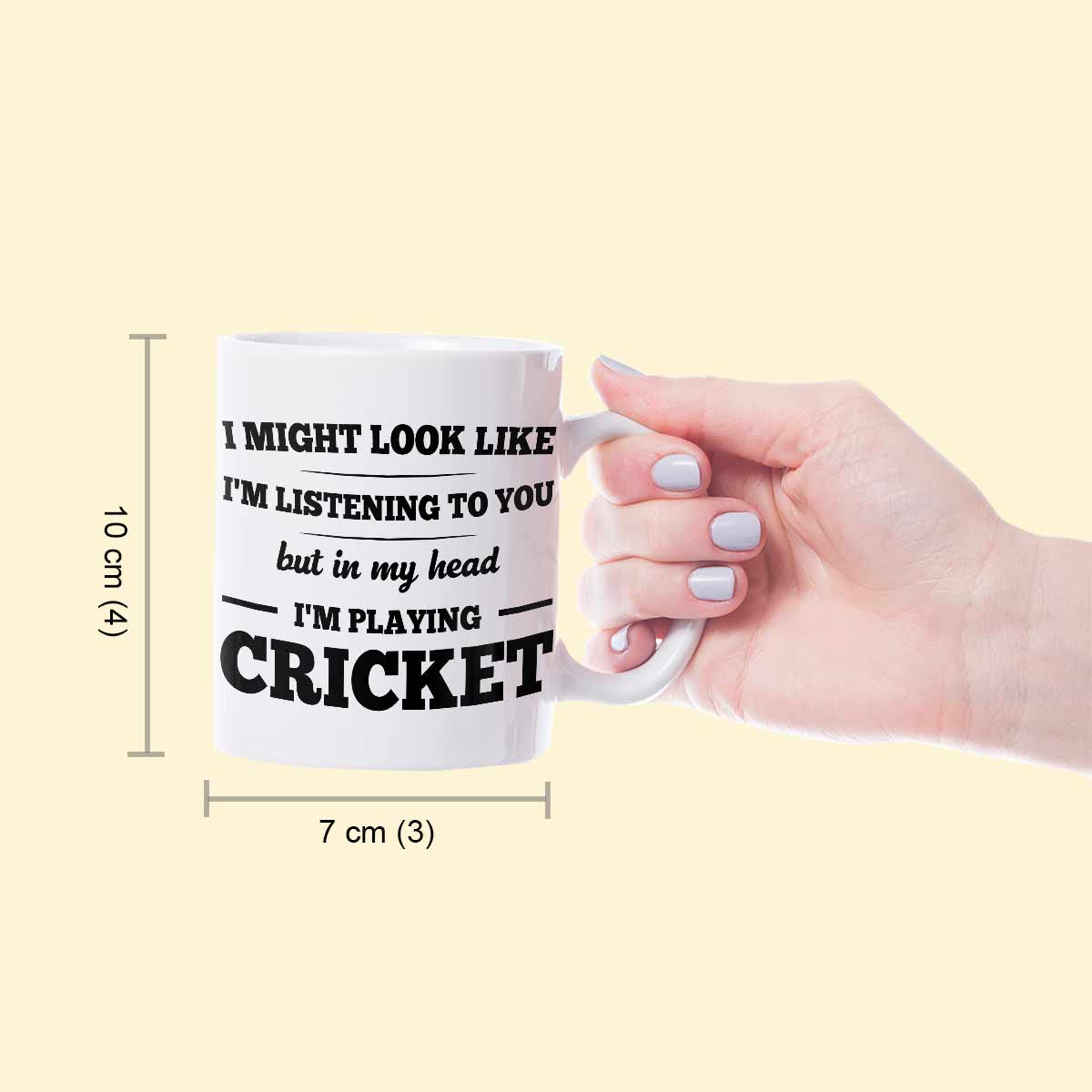 Playing Cricket Coffee Mug