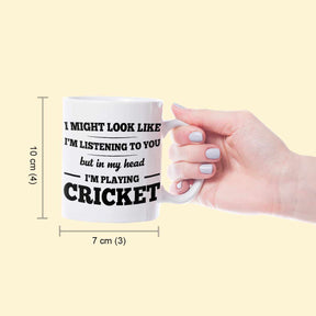 Playing Cricket Coffee Mug