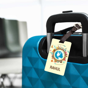 Mind On Vecation Personalised Luggage Tag