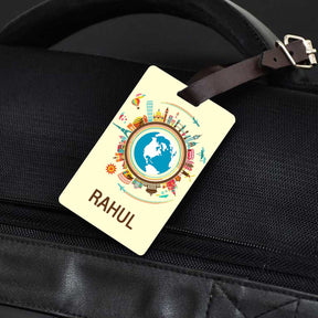 Mind On Vecation Personalised Luggage Tag