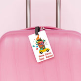 Work Travel Save Repeat Personalised Luggage Tag