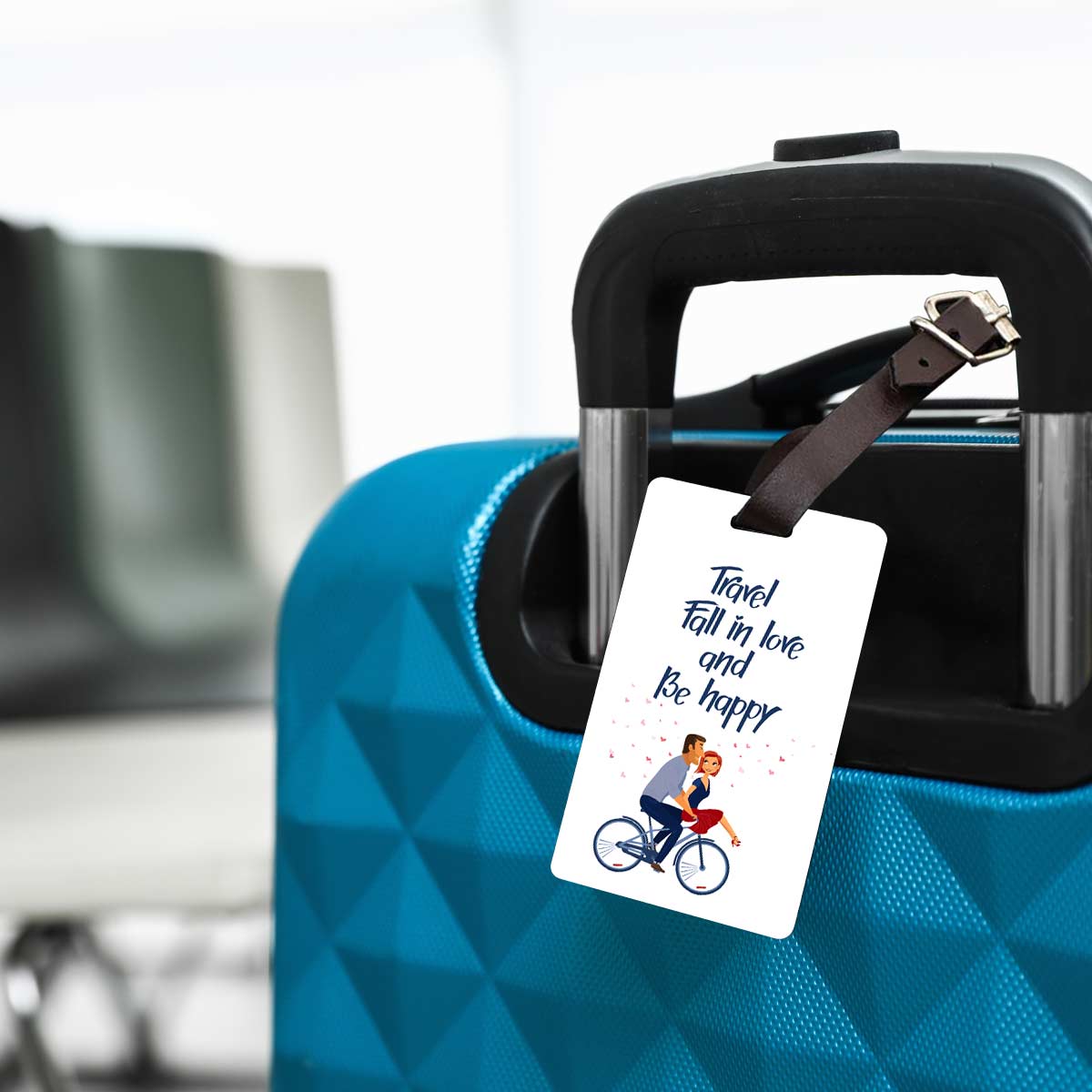 Fall In Love Personalised Luggage Tag