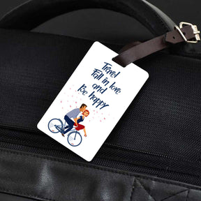 Fall In Love Personalised Luggage Tag