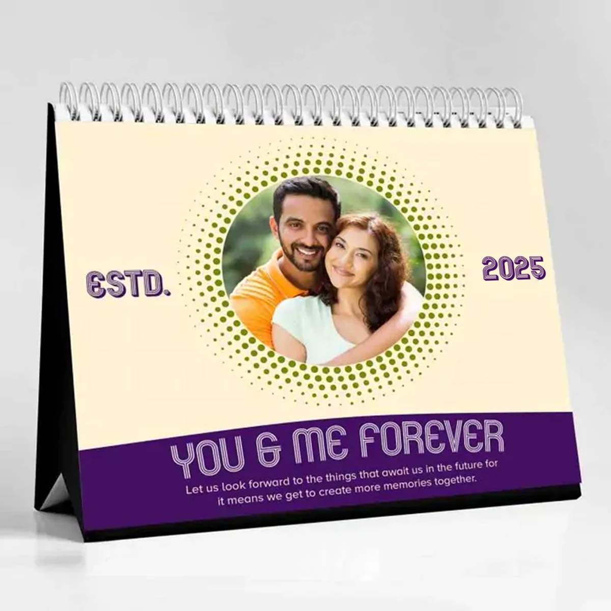 Personalized You & Me Forever Photo Calendar Gift For Valentine's Day 1