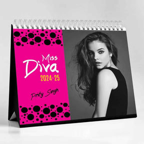 Personalized Miss Diva Photo Calendar For Valentine's Day 1