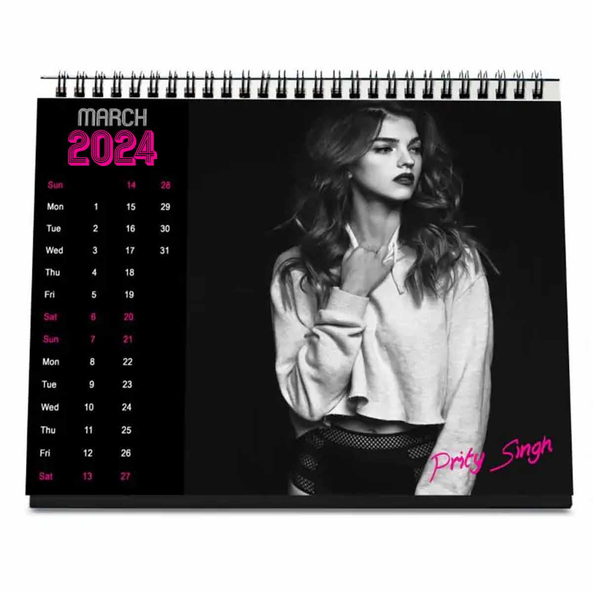 Personalized Miss Diva Photo Calendar For Valentine's Day 4