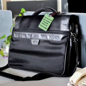 Personalised Not Worth Stealing Luggage Tag