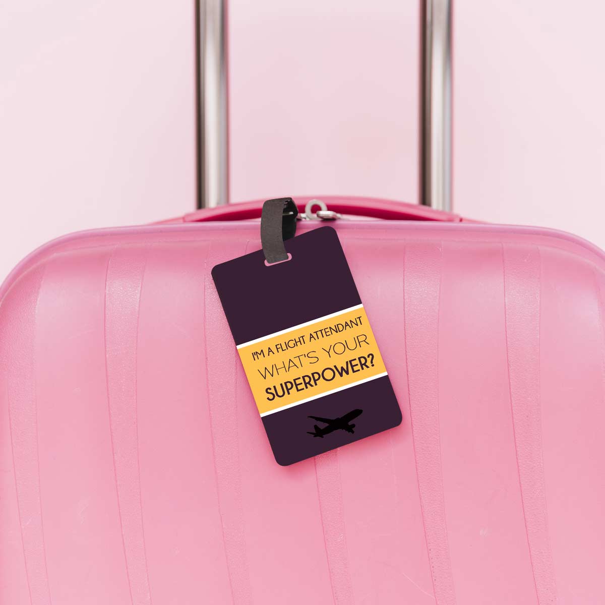 Personalised Fly Attendant Luggage Tag