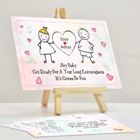 Personalised Love Notes for Valentine's Day- Set of 12