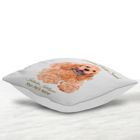 Personalised American Cocker Spaniel Cushion