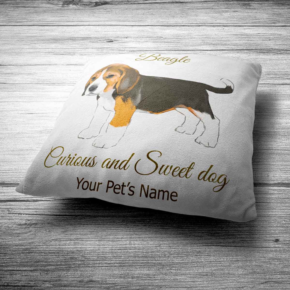 Personalised Beagle Cushion