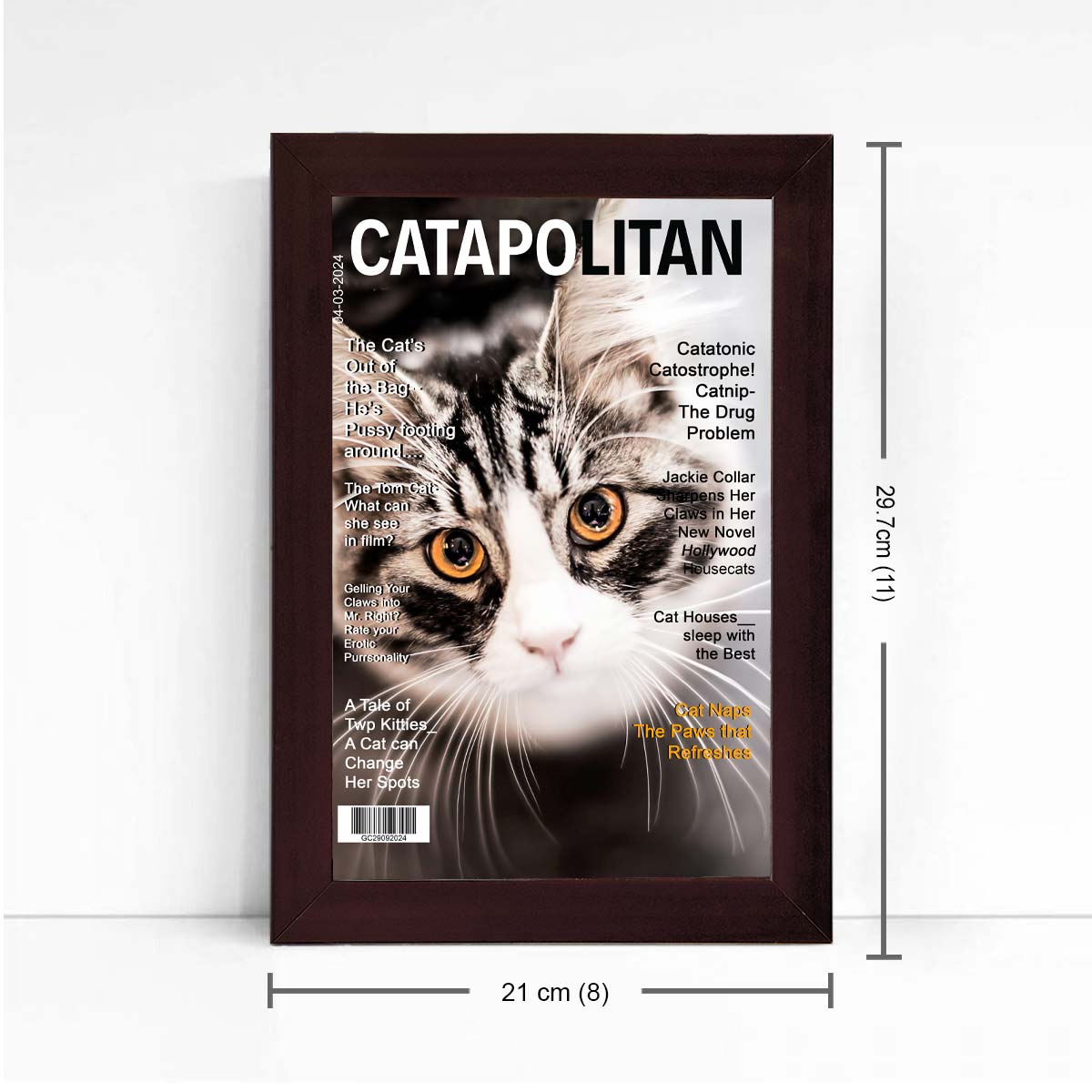 Personalised Catapolitan Magazine Cover