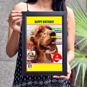 Personalised Pet Birthday Magazine Cover