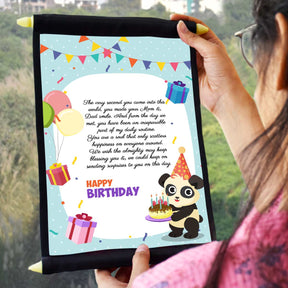 Personalized Message Printed Birthday Scroll from Mom & Dad