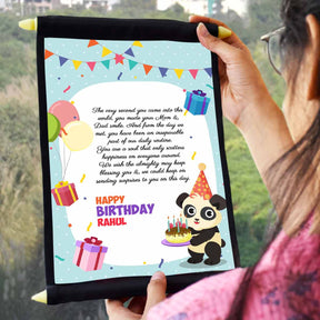 Personalized Message Printed Birthday Scroll from Mom & Dad