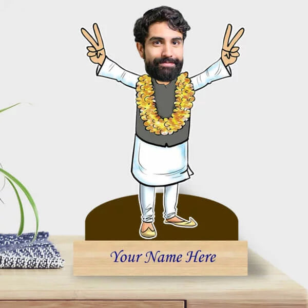 Personalized Caricature For Politician with Custom Name