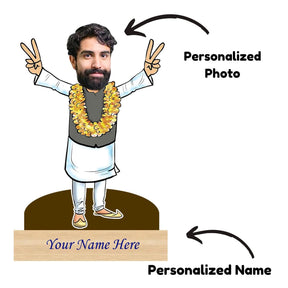 Personalized Caricature For Politician with Custom Name