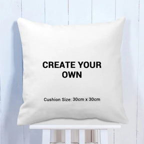 Personalised Create Your Own Cushion - 30 x 30 cm Velvet