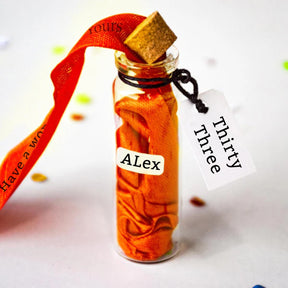 Ribbon In A Bottle - Birthday Milestone