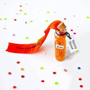 Ribbon In A Bottle - Birthday Milestone