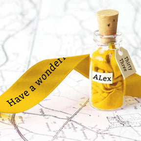 Ribbon In A Bottle - Birthday Milestone