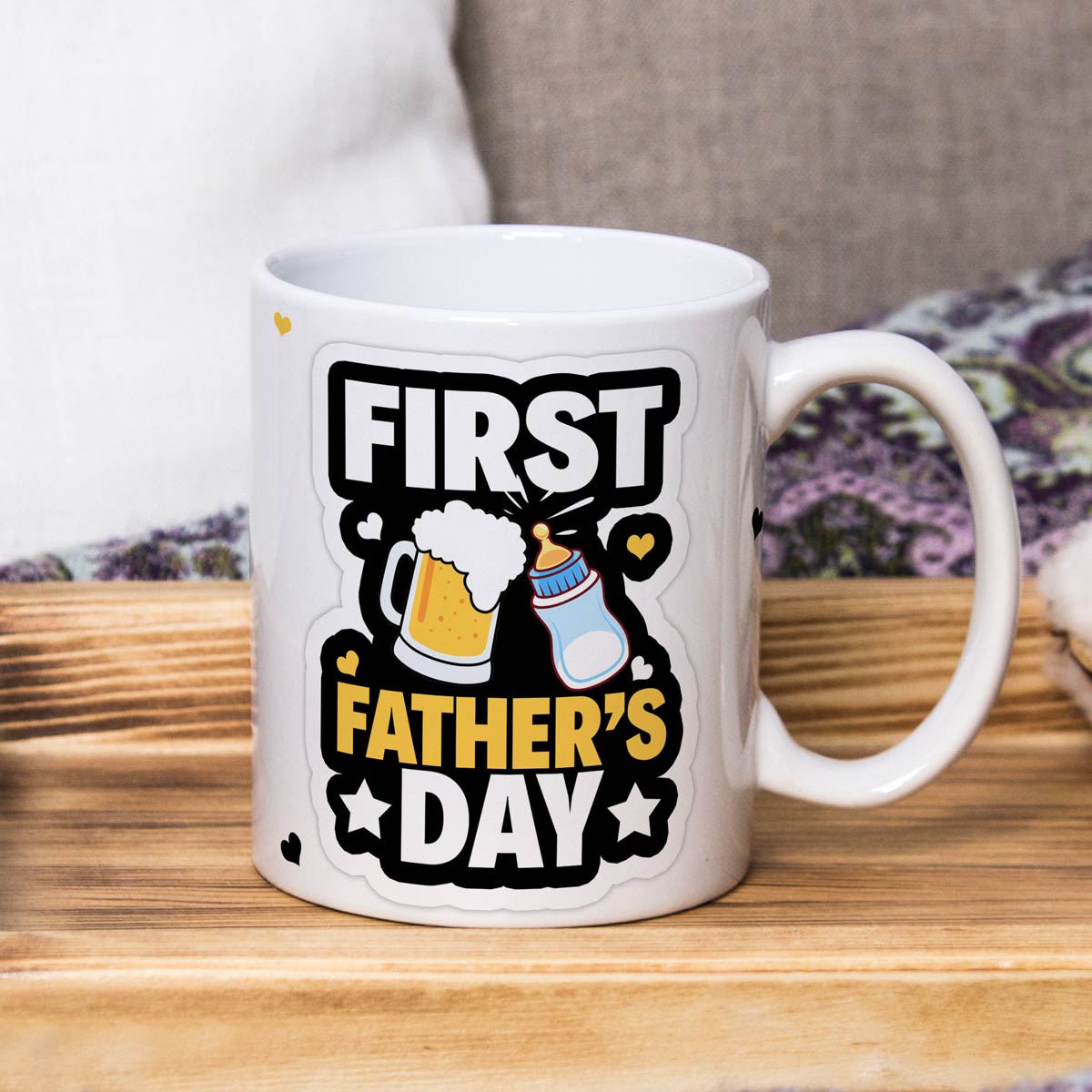 Personalised First Father's Day Coffee Mug-2